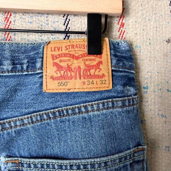 Custom wide leg baggy flared jeans size 34 x 32 - Picture 5 of 5